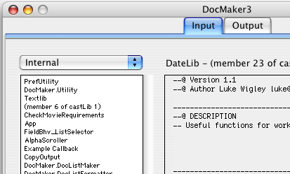 Screenshot of Docmaker